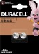 DURACELL  Knopfbatterie Specialty - 76A       LR44, 1.5V             2 Stück