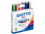 Giotto Wachsmalstifte 24 Stück, Mehrfarbig, Verpackungseinheit