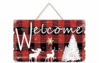 Dameco Bild Welcome, 23 x 40 cm, Holz, Betriebsart