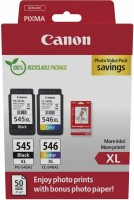 Canon Photo Value Pack XL CMYBK PGCL545/6 PIXMA iP2850