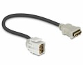 DeLock Kabel HDMI Typ-A 250° gewinkelt, Modultyp: Keystone