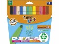 BIC Filzstift Kids Visacolor XL ecolutions 4.5 mm, 12er