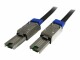 StarTech.com - 3m External Mini SAS Cable - Serial Attached SCSI SFF-8088 to SFF-8088 - 2x SFF-8088 (M) - TAA Compliant - 3 meter, Black (ISAS88883)