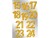 Bild 1 Braun + Company Adventskalender-Zahlen Glitzer, Gold, Motive: Zahlen