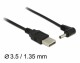 Bild 0 DeLock USB-Stromkabel Hohlstecker 3.5/1.3mm USB A - Spezial 1.5