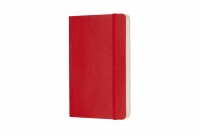 MOLESKINE Notizbuch P/A6 854610 Blanko,Soft Cover,Scharlach, Kein