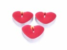 Pajoma Teelichter in Herzform Rot, 50 Stück, Natürlich Leben