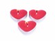 Pajoma Teelichter in Herzform Rot, 50 Stück, Bewusste