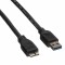Bild 2 Roline USB 3.2 Verbindungskabel - Typ A-B-Micro - 0,8 m - Schwarz