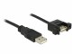 Bild 0 DeLock USB 2.0-Einbaukabel USB A - USB A