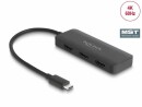 DeLock 3-Port Signalsplitter USB-C - 3x HDMI, Anzahl Ports