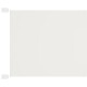 vidaXL Senkrechtmarkise Weiß 60x600 cm Oxford-Gewebe