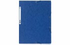 Exacompta Gummibandmappe A4 Blau, 250 Blatt, Typ: Gummibandmappe