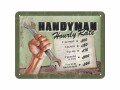Nostalgic Art Schild Handyman 15 x 20 cm, Metall, Motiv