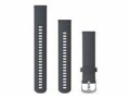 GARMIN Schnellwechsel-Armband 20 mm, Silikon, Farbe: Dunkelgrau