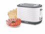 Koenig Toaster Stripes Weiss/Grau, Detailfarbe: Weiss, Grau