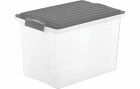 Rotho Aufbewahrungsbox Compact A4 / 19 Liter Anthrazit, Breite