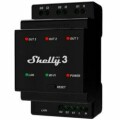 Shelly Pro 3 LAN und WiFi-DIN-Rail Switch, Detailfarbe: Schwarz