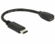 DeLock USB 2.0-Adapterkabel USB C - Micro-USB B