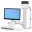 Image 2 Ergotron StyleView - Sit-Stand Combo System with Small CPU Holder