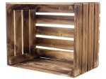 Holz Zollhaus Holzharasse Vintage geflammt 40 x 50 cm, Bewusste