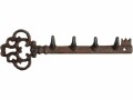 Esschert Design Hakenleiste Schlüsselanhänger, Detailfarbe: Braun