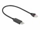 Image 4 DeLock Anschlusskabel USB-A zu RS-232 RJ45, 25 cm