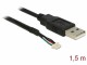 Image 1 DeLock Anschlusskabel USB 2.0 A Stecker,