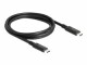 DeLock USB4-Kabel 40 Gbps koaxial USB C - USB