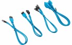 Corsair Frontpanel-Kabel Premium Sleeved Verlängerungskit Blau