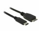 DeLock USB3.1 Kabel, C - MicroB, 50cm, SW, Typ