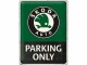 Nostalgic Art Schild Skoda Parking only 30 x 40 cm