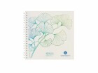 Herlitz Notizheft Greenline 8 x 14.8 cm, Dot, Ginkgo