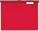 BÜROLINE  Hängemappe                  A4 - 664054    rot, 6 Fächer           3 Stk.