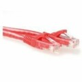 MicroConnect UTP CAT6A 0,5m, PVC, Red