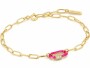 Ania Haie Armkette Neon Pink Enamel 925 Sterling Silber
