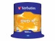 Verbatim DVD-R 4.7 GB, Spindel (100 Stück), Medientyp: DVD-R