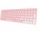 Bild 2 Rapoo Funk-Tastatur E9700M ultraslim Pink, Tastatur Typ
