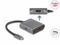 DeLock 2-Port Signalsplitter USB-C – 2x HDMI, Anzahl Ports