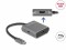 Bild 0 DeLock 2-Port Signalsplitter USB-C ? 2x HDMI, Anzahl Ports