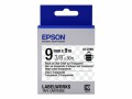 Epson TAPE - LK3TBN CLEAR BLK/ CLEAR 9/9  NMS