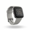 Fitbit Versa 2 - Nebelgrau - intelligente Uhr mit