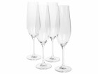 FURBER Champagnerglas 260 ml, 4 Stück, Material: Kristallglas