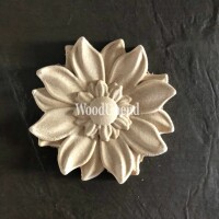 WoodUbend Holzornament - mehrschichtige Blüte