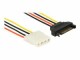 Immagine 1 DeLock SATA Power zu Molex, 30 cm Typ