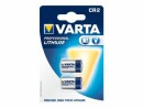 Varta Batterie Lithium CR2 2 Stück, Batterietyp: CR2