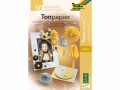 Folia Tonpapier DIN A4 Gold und Silber, 130g/m2,