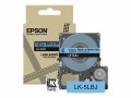 Epson LabelWorks LK-5LBJ - Schwarz auf Mattblau - Rolle