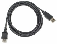 LINK2GO USB 2.0 Cable, A-A US2111MBB male/female, 3.0m, Kein