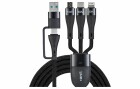 onit USB 2.0-Kabel USB A/USB C - Lightning/Micro-USB B/USB